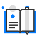 book and pencil icon